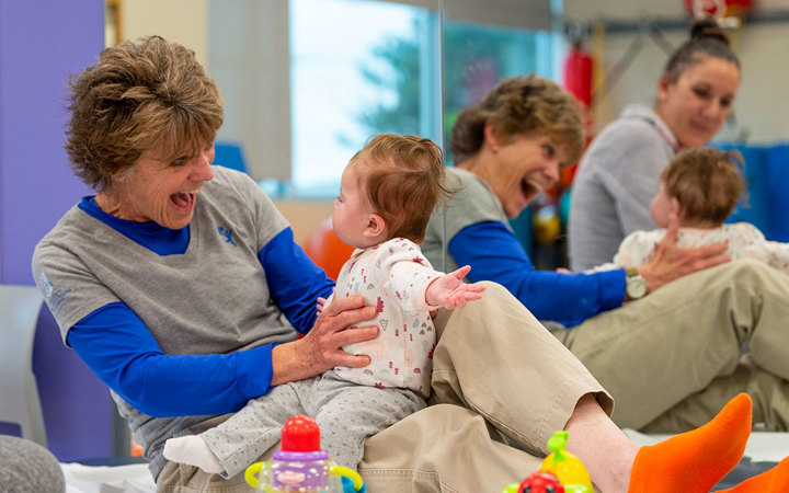 Provider and patient at Therapy Care, Highlands Ranch