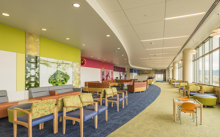 South Campus outpatient appointment waiting area