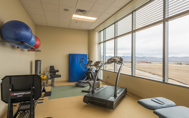 South Campus sports medicine and therapy gym