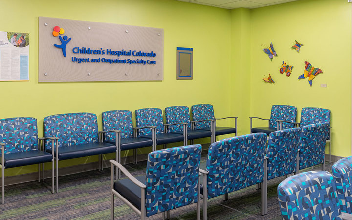 Children's Colorado Outpatient and Urgent Care, Wheat Ridge waiting room