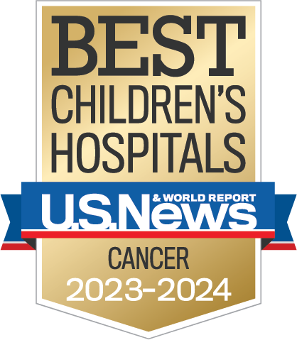 Best Children's Hospital by U.S. News & World Report Cancer 2021-2 Badge